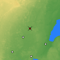 Nearby Forecast Locations - Shawano - Mapa