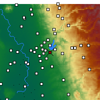 Nearby Forecast Locations - Folsom - Mapa
