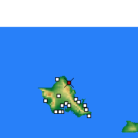 Nearby Forecast Locations - Laie - Mapa