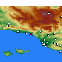 Nearby Forecast Locations - Carpintería - Mapa