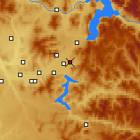Nearby Forecast Locations - Hayden - Mapa