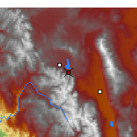 Nearby Forecast Locations - Mammoth Lakes - Mapa