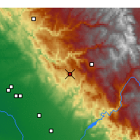 Nearby Forecast Locations - Mariposa - Mapa
