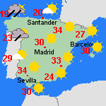 Pronóstico mar, 17-05 España