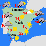 Pronóstico lun, 28-11 España