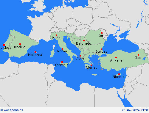   Europa Mapas de pronósticos