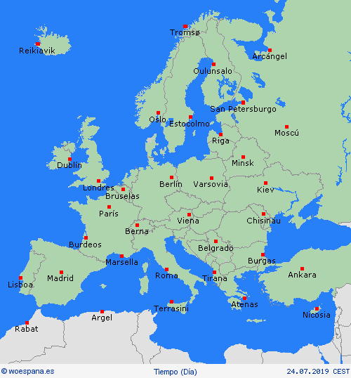 visiÃ³n general  Europa Mapas de pronÃ³sticos