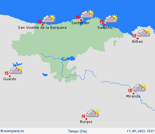 visión general  España Mapas de pronósticos