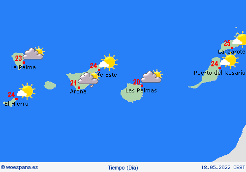 visión general  España Mapas de pronósticos