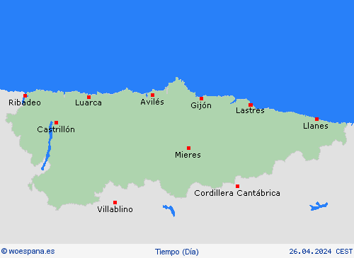 visión general  España Mapas de pronósticos