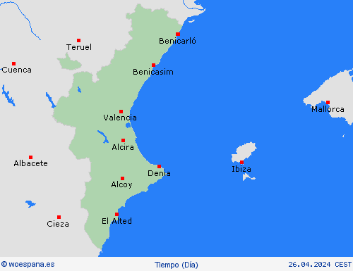 visión general  España Mapas de pronósticos