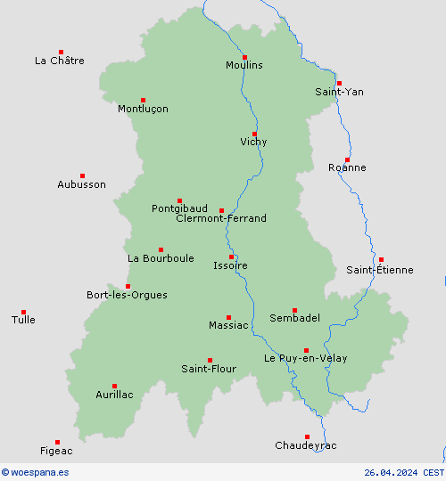 Mapa de pronóstico meteorologico