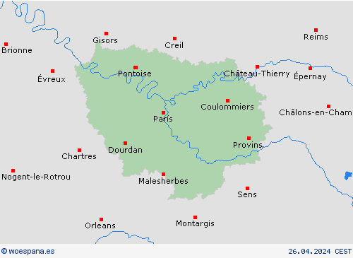 Mapa de pronóstico meteorologico