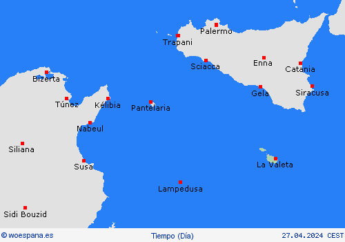 visión general Malta Europa Mapas de pronósticos