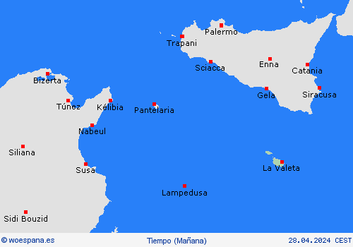 visión general Malta Europa Mapas de pronósticos