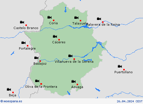 cámara web  España Mapas de pronósticos