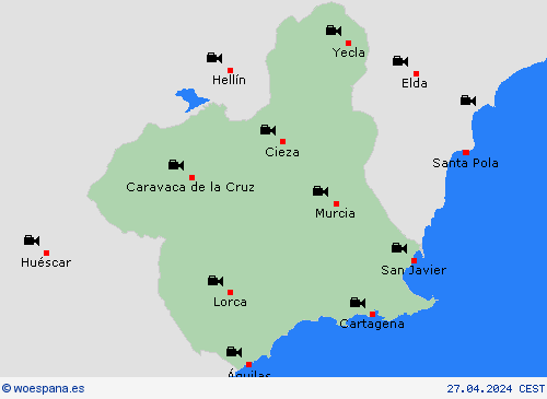 cámara web  España Mapas de pronósticos
