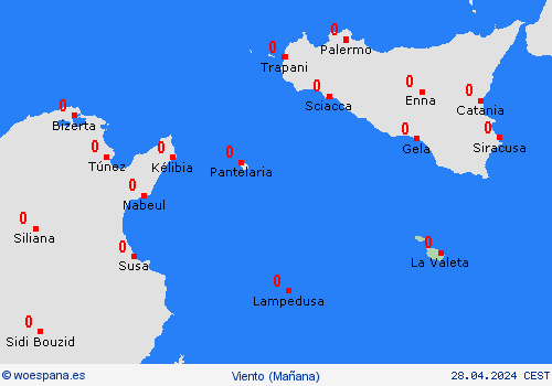 viento Malta Europa Mapas de pronósticos